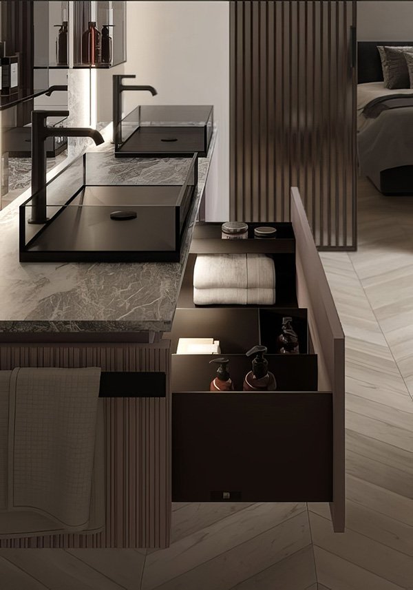 The Cut Kitchens - Walnut Drawer