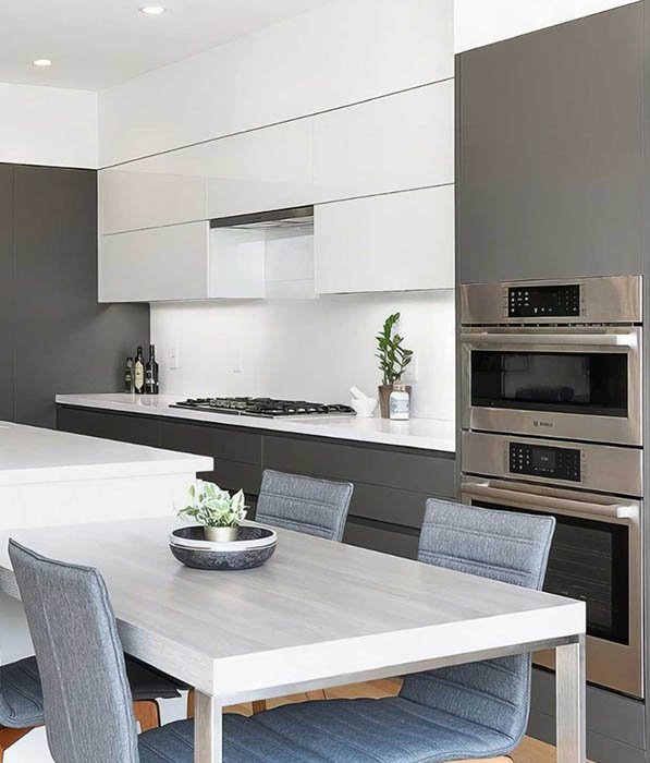 German Kitchen and Island Table