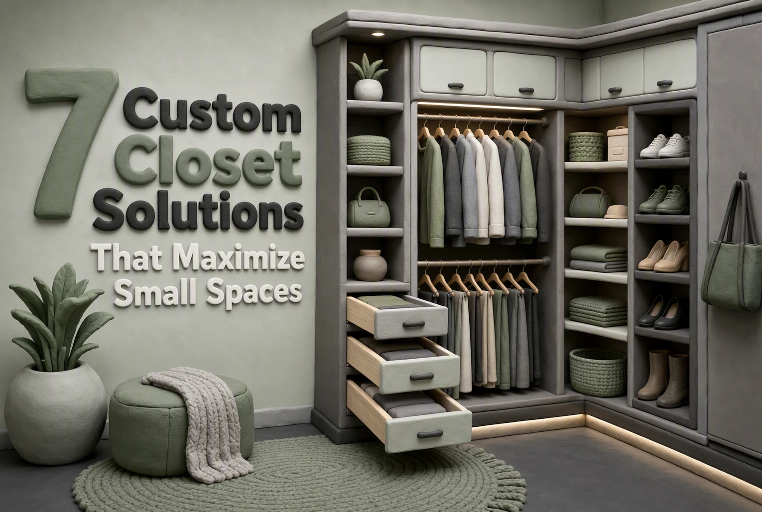 7 Custom Closet Solutions That Maximize Small Spaces